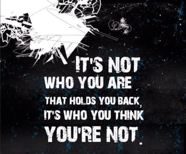 its not who you are