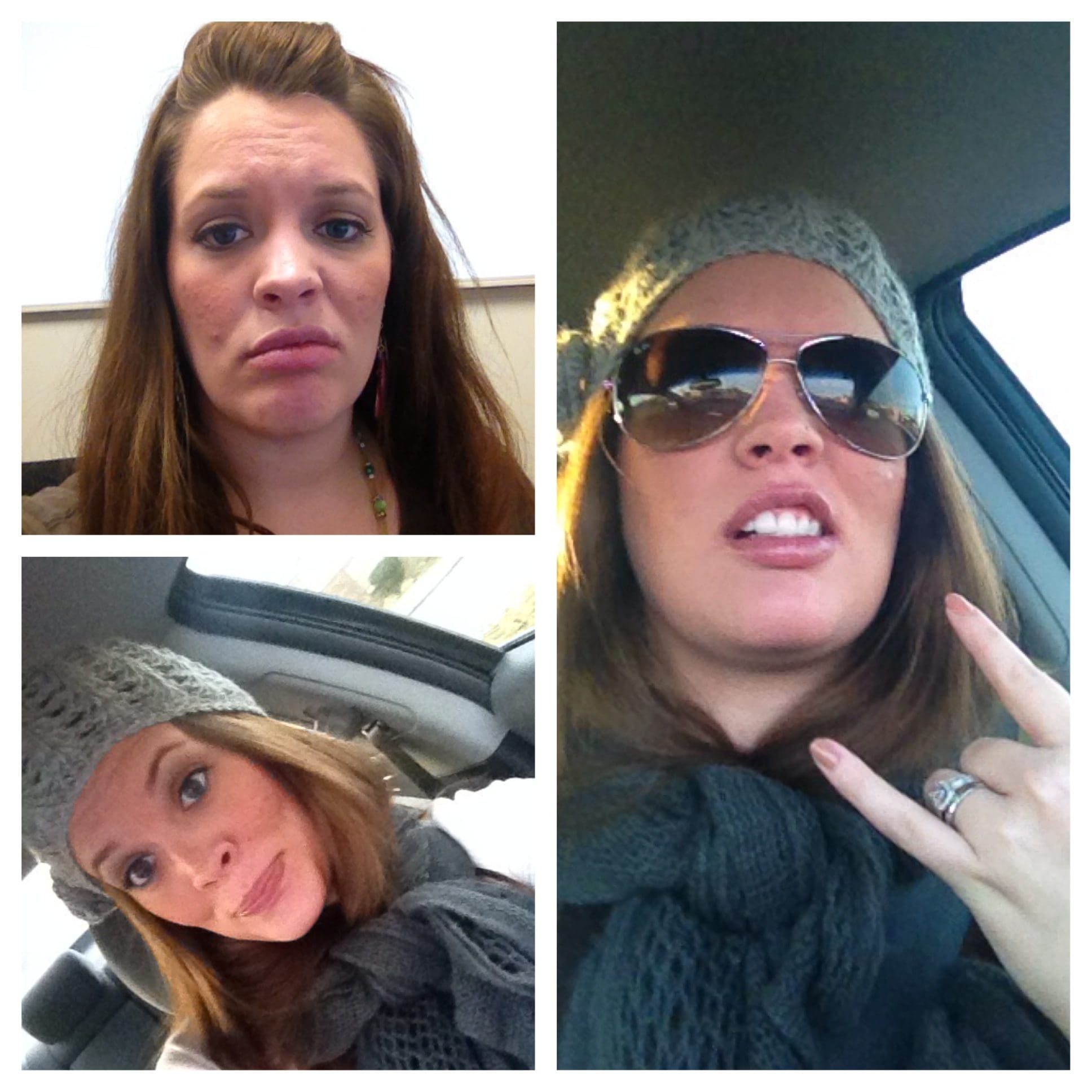 We all know this is what 1st take selfies look like and it took you 27 tries to get a great one.